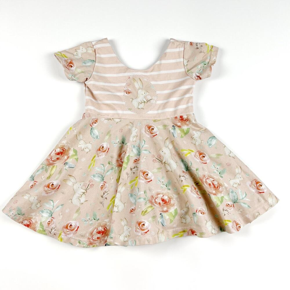 Handmade Floral Bunny Dress